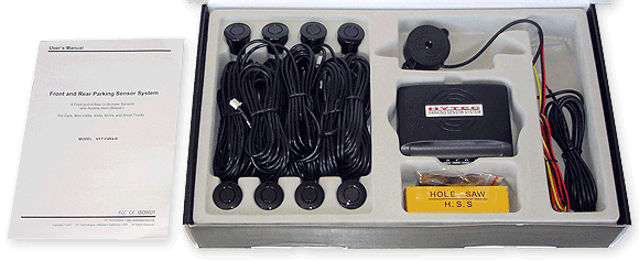 HYTEC Retail Box - inside - 8-Sensor parking system with Beeper