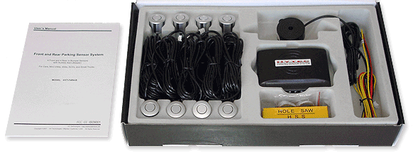 HYTEC Retail Box - inside - 8-Sensor parking system with Beeper
