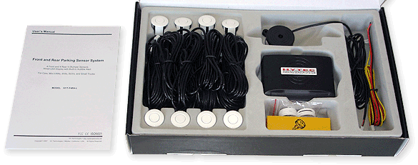 HYTEC Retail Box - inside - 8-Sensor parking system with Beeper