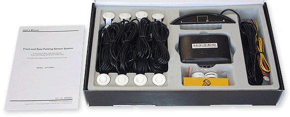 HYTEC Retail Box - inside - 8-Sensor parking system with LED display