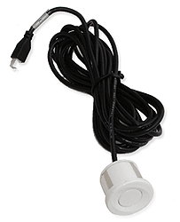Sensor with 19.7 feet (6.0 meters) wire. Sensor Color: White