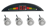 4-sensor Backup Parking Sensor Systems with Wireless Display