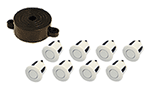 8 Ssensor Front and Rear Parking System with Beeper No Display